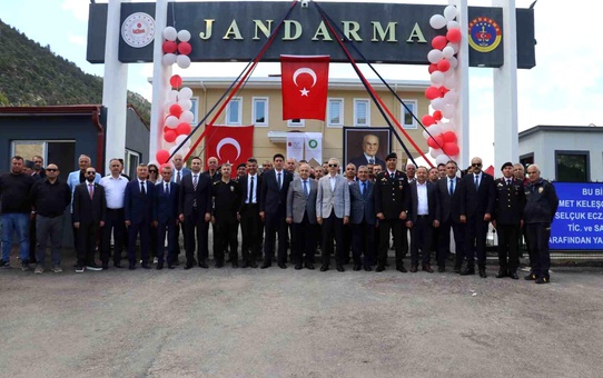 Kazancı Beldesi'nde Yeni Jandarma Karakolu Açıldı