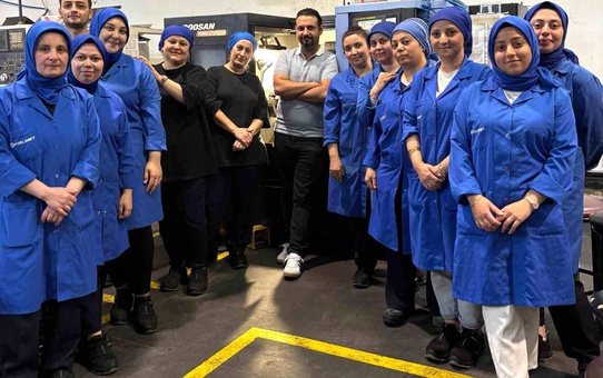 Samsun'da Kadınlar için CNC Torna Operatörlüğü Eğitimi Düzenlendi