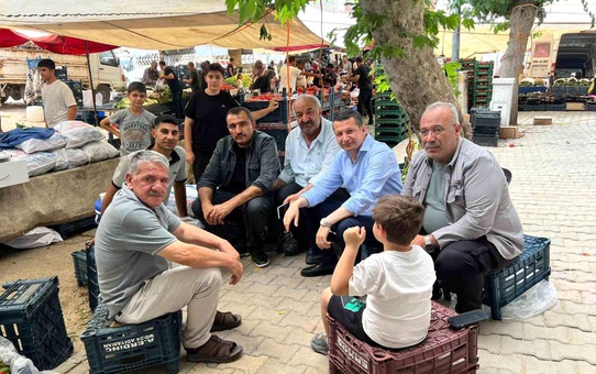 Olgun, Pazarcı Esnafıyla Buluştu