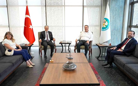 Manisa İnşaatçılar Çarşısı Projesi için Destek Ziyareti