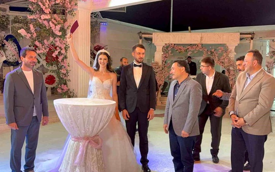 Abdullah Karataş ve Gizem Güngör Evlendi