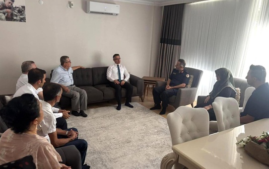 Kaymakam Koç'tan şehit ailesine ziyaret