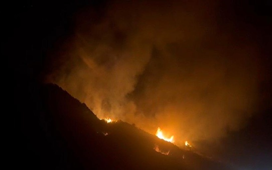 Hatay'da Elektrik Tellerinde Yangın Kontrol Altına Alındı