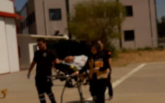 Kalp Krizi Geçiren Yaşlı Adam Helikopterle Hastaneye Sevk Edildi