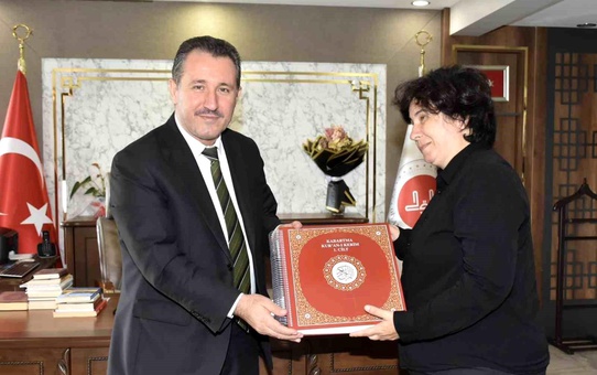 Körler Derneği Başkanı Müftü ile Görüştü