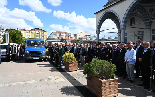 Aksaray'da şehit olan jandarma için Kırıkkale'de cenaze töreni düzenlendi