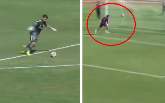 Türkiye'de kaleden kaleye inanılmaz gol
