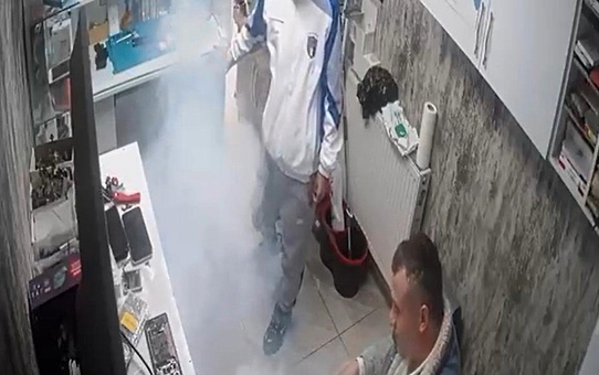 Düzce'de Batarya Alev Aldı