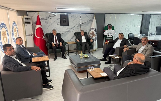 İpekyolu Gümrük Müdürü Cizre TSO'yu Ziyaret Etti