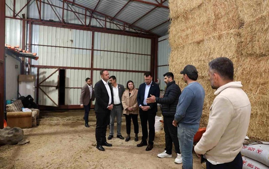 Şap Hastalığı Mağduru Üreticilere Destek Ziyareti