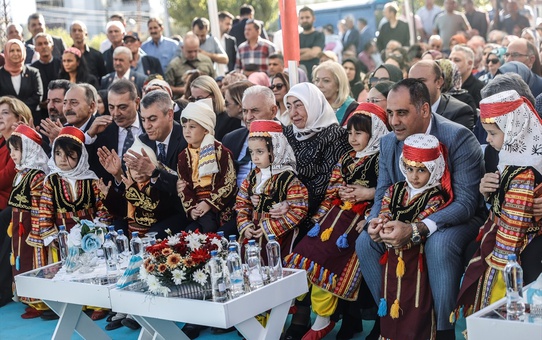 Mersin'de inşa edilen Hatice Ata Tekin Kızılay Anaokulu açıldı