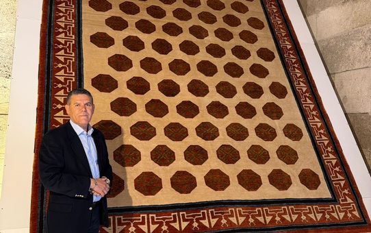 Selçuklu Halıları Sultanhanı'nda Sergileniyor