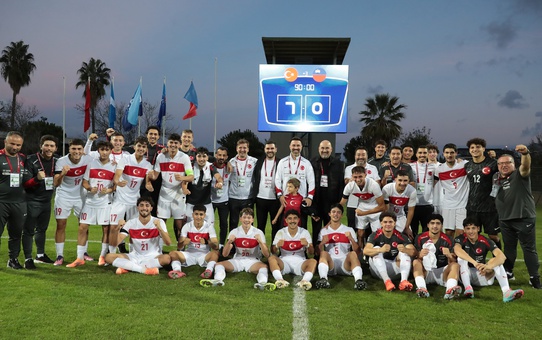 U19 Milli Takımımız, Lihtenştayn'ı 7-0 mağlup etti