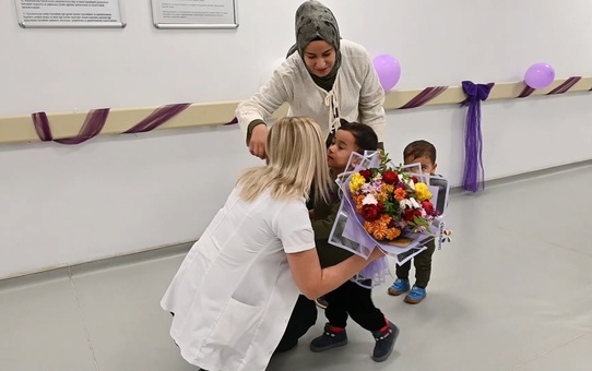 Prematüre Oğuzhan'dan Anlamlı Ziyaret