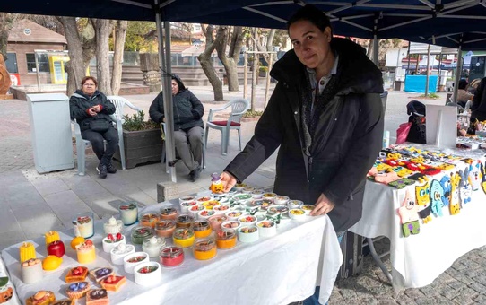 Rabia'nın Estetik Mumları İlgi Görüyor