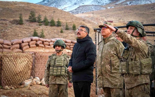 Aktütün Karakolu'na üst düzey ziyaret