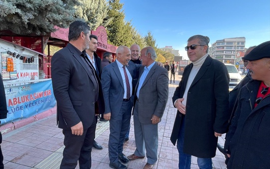 MHP İl Başkanı Erciş'te Esnafı Ziyaret Etti