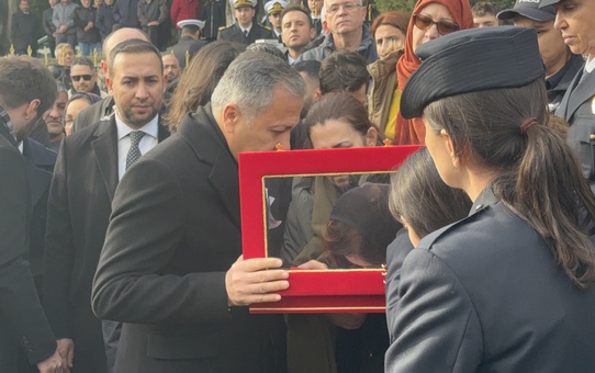 DEAŞ operasyonunda şehit olan 3 polis için Yalova'da tören