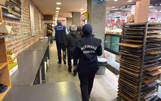 Altındağ Belediyesi'nden yılbaşı denetimi