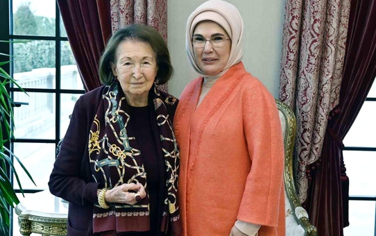 Erdoğan, Rahmi Koç ve Semahat Arsel'i kabul etti