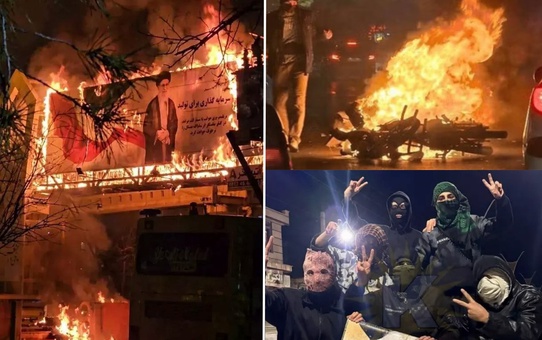 İran'da Gösterilerde Savcı Yangında Hayatını Kaybetti