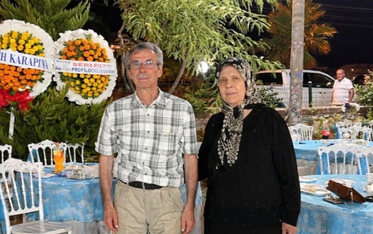 Didim'de 8 saat arayla vefat eden Kır çifti son yolculuğuna uğurlandı