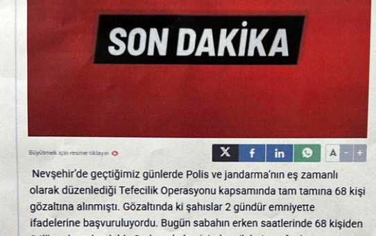Veysel Kılıç Gözaltında
