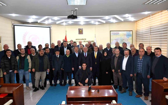 Ovacık Muhtarlarından Teşekkür Ziyareti