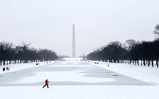 Washington ve Virginia Karla Kaplandı