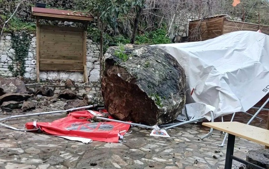 Soma'da meydana gelen heyelan korkuttu