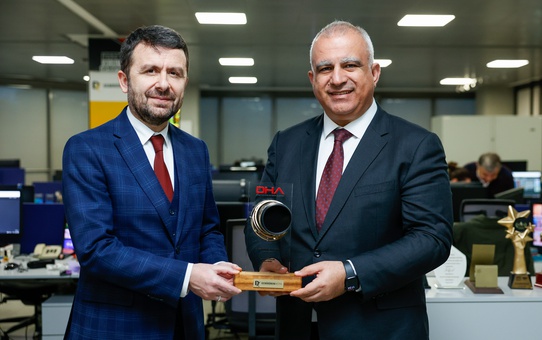 BİK ve DHA Genel Müdürleri Bir Araya Geldi