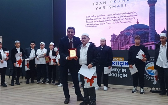 Ezan Okuma Yarışması Gerçekleşti