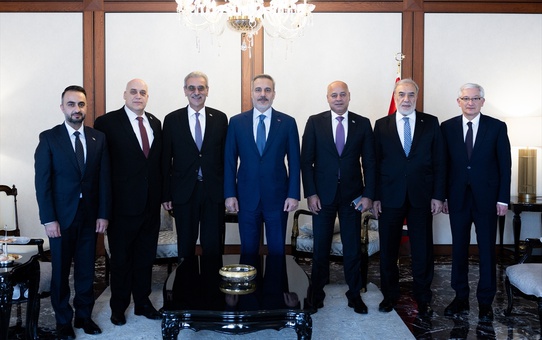 Hakan Fidan, Gazze'den Şaas'ı Ağırladı