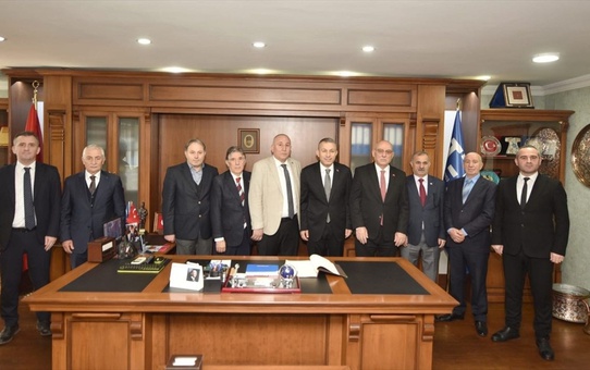 Vali Şahin, TESOB Başkanı Kara'yı Ziyaret Etti