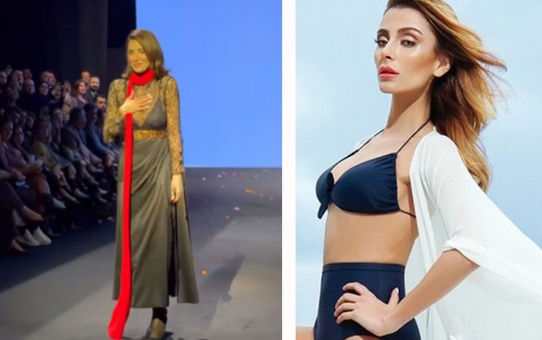 Özge Ulusoy'un podyumda yaşadığı talihsiz anlar korkuttu