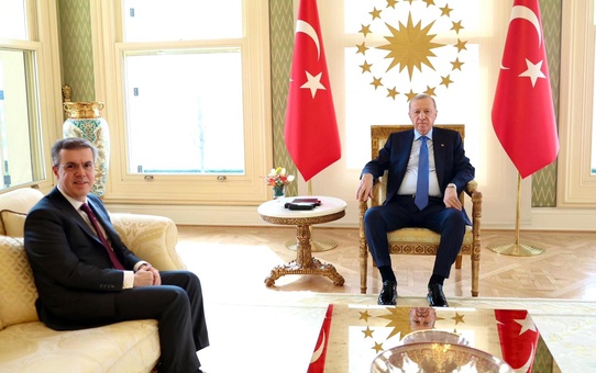 Cumhurbaşkanı Erdoğan, İhlas Holding Yönetim Kurulu Başkanı Ören'i kabul etti
