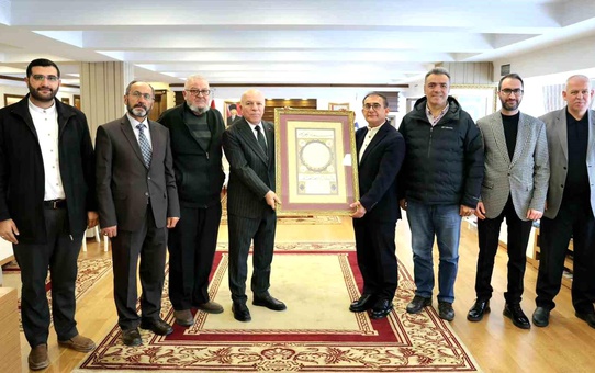 Ebu İshak Vakfı'ndan Başkan Sekmen'e Anlamlı Ziyaret