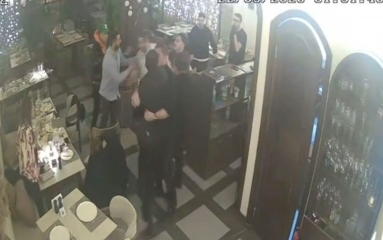 CHP'li belediye başkanının karıştığı kavga kamerada