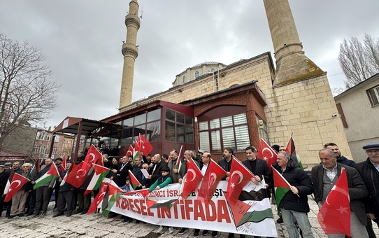Ardahan'da İsrail Tasarısına Protesto