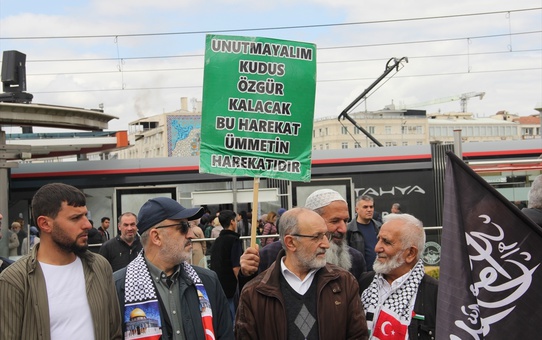 Kayseri'de Filistinli Esirler İçin İdam Tasarısı Protestosu