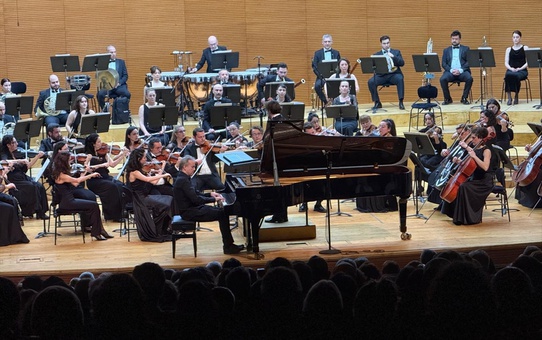 BBDSO Konserinde Alexei Volodin Rüzgarı