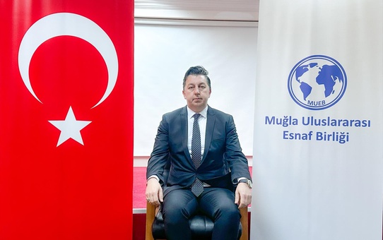 Muğla'da Yeni Esnaf Birliği Başkanı Mehmet Ayyıldız
