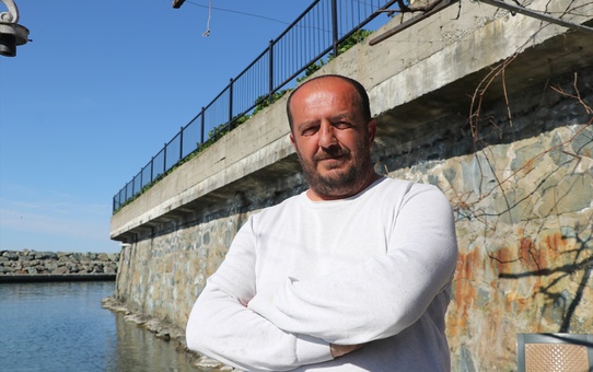 Rize'de deri sırtlı deniz kaplumbağası görüldü