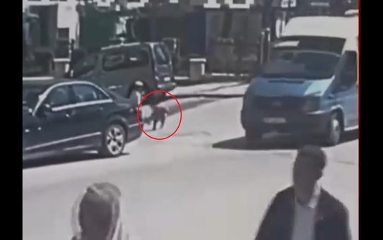 Ankara'da kamyonetin çarptığı Yakup Can, dedesinin elinden kaçmış