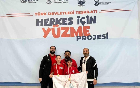Körfezli genç yüzücüler Azerbaycan'da Türkiye'yi temsil edecek