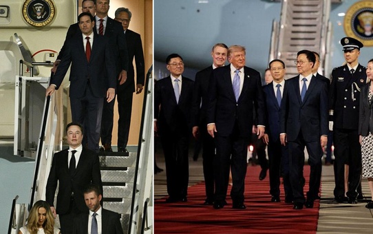 Trump'tan Çin'e dev heyetle çıkarma! Elon Musk ve Tim Cook da kafilede