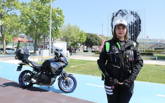 Motorize Ekipteki İlk Kadın Polis: Gülşah Şahin
