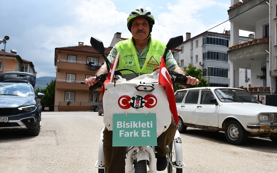 86 Yaşındaki Ali Amca'dan Bisiklet Farkındalığı