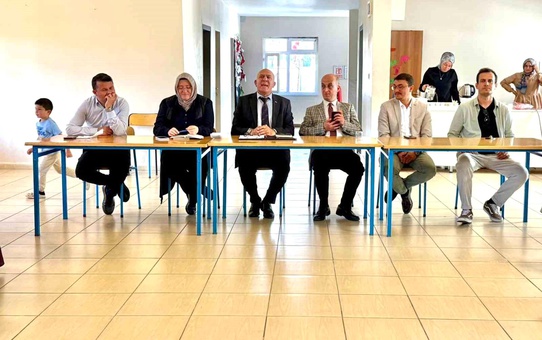 Hisarcık'ta kitap söyleşisi programı düzenlendi
