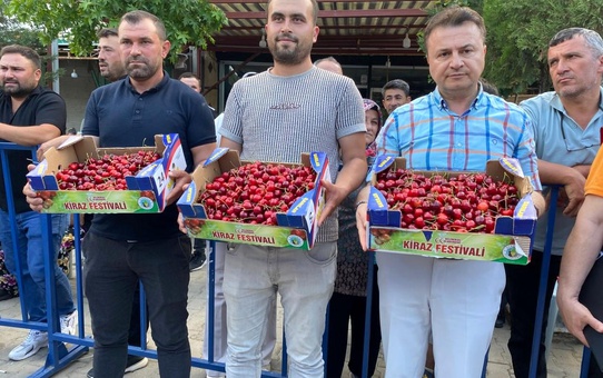 Alaşehir'in en güzel kirazı seçildi